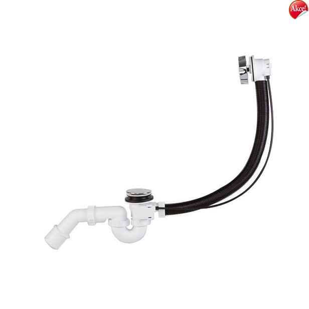 HOPA Automatický vanový sifon STY-536-A; délká přepadu 53 cm - Chrom