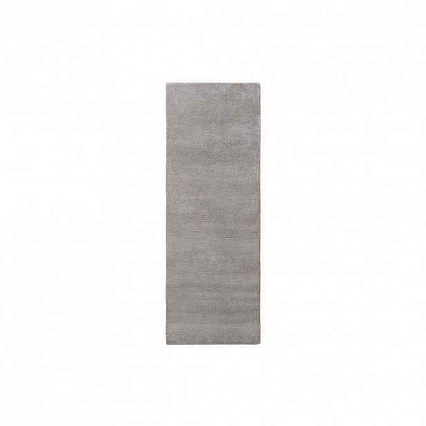 KUNSTLOFT VLNĚNÝ běhoun Bent Šedá 70x200 cm