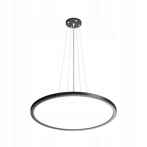Závěsná lampa kruhová Ø40 cm černobílá s proměnnou barvou Led 32W Manito Italux