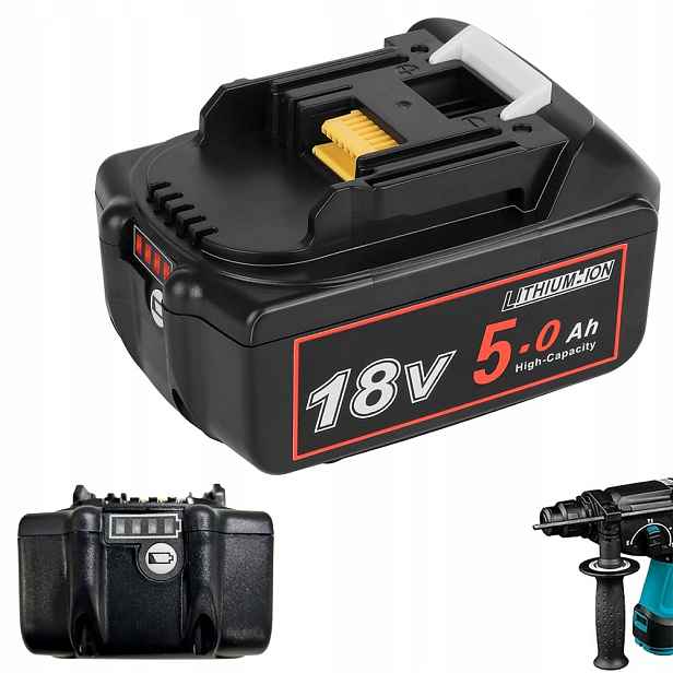 Akumulátor 18 V 5 Ah 5000 Mah Pro Výměnu Elektrického Nářadí
