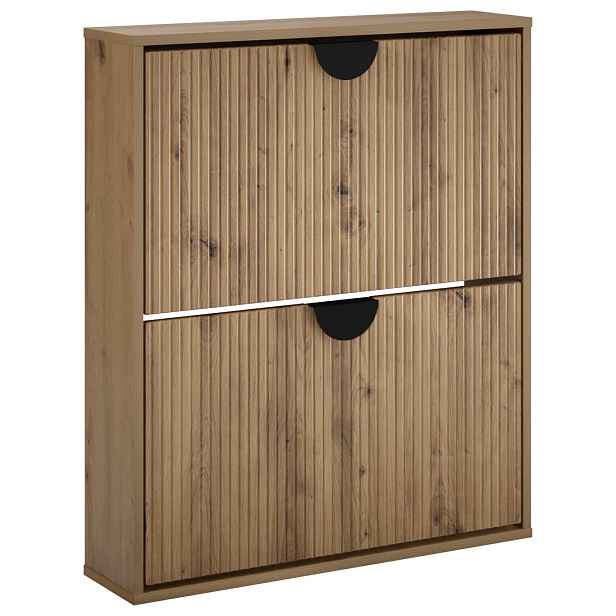 vidaXL Skříň na obuv VENRAY 70 x 17 x 82 cm Kompozitní dřevo