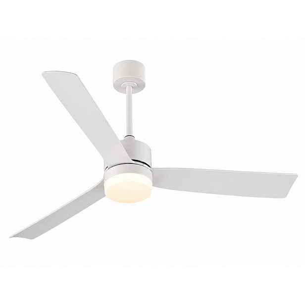 Moderní Bílý Stropní Led Ventilátor 22W Ø132 CM Dálkový Ovladač Vargo DL1371