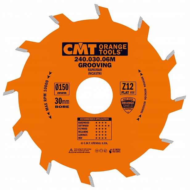 Cmt Drážkovací pila Z12 150x30x3,0 mm