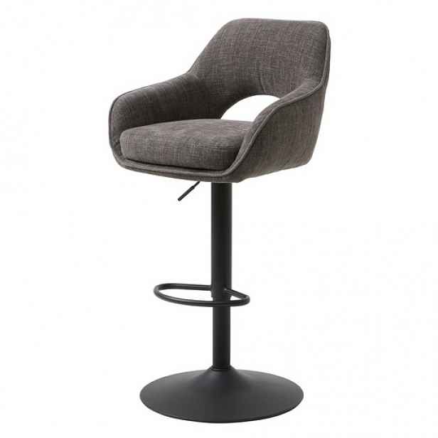 Unique-Furniture Cowley barová židle šedá hladká látka 55050003