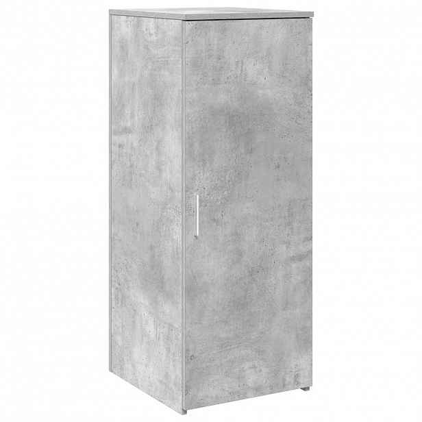 vidaXL Úzká úložná betonově šedý 40x45x103,5 cm kompozitní dřevo