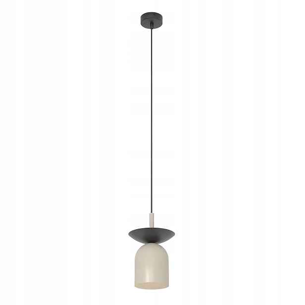 Závěsná lampa Emibig Ego černo-béžová 1xE14 10W, moderní design