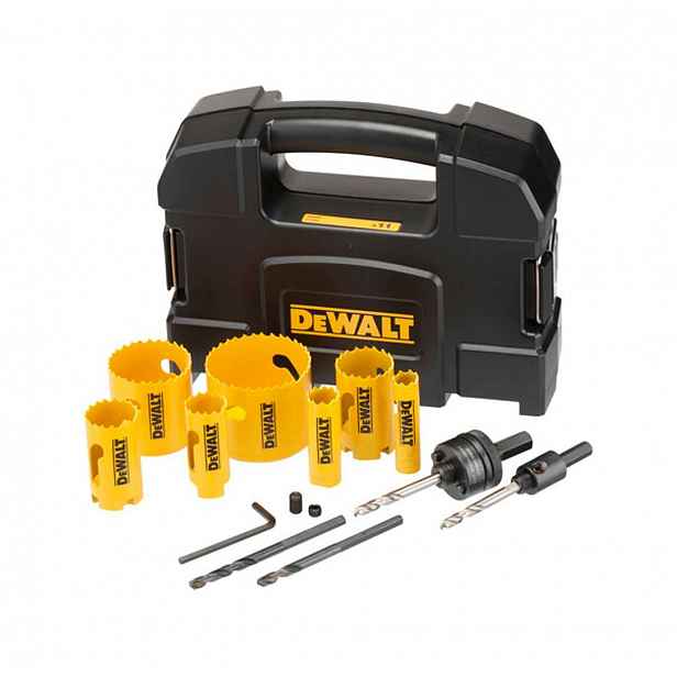 DeWALT - 11dílná sada pilových děrovek DT90354
