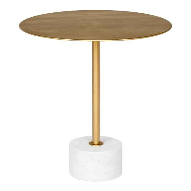 Kovový kulatý odkládací stolek ø 51 cm Lecco – House Nordic