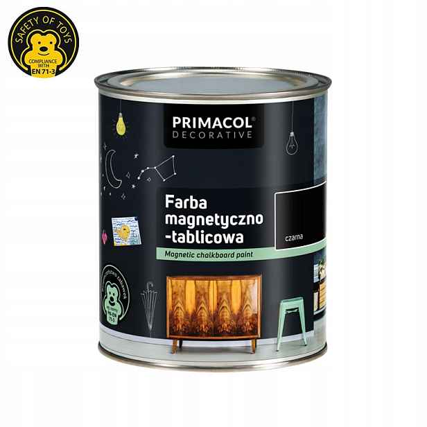 Primacol Barva 0,75L 2V1 Černá