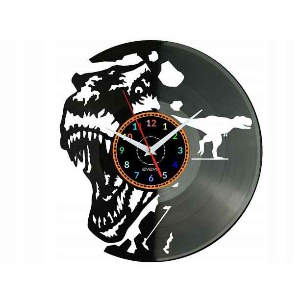T-Rex Dinosaurus Nápad na Dárek Nástěnná Dekorace z vinylové desky