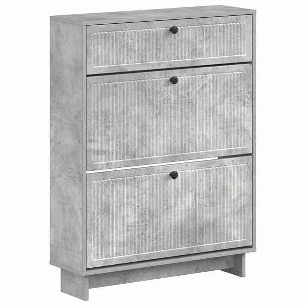 vidaXL Skříň na obuv EDE 78 x 24 x 103 cm Kompozitní dřevo