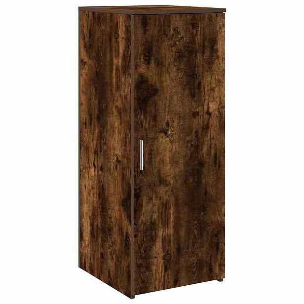 vidaXL Úzká úložná kouřový dub 40x45x103,5 cm kompozitní dřevo