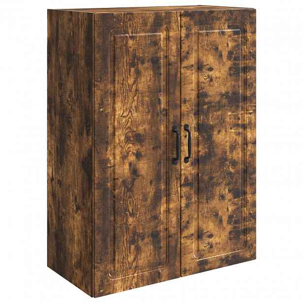 vidaXL Nástěnná skříň 66 x 34,5 x 90 cm Kompozitní dřevo Kouřový dub