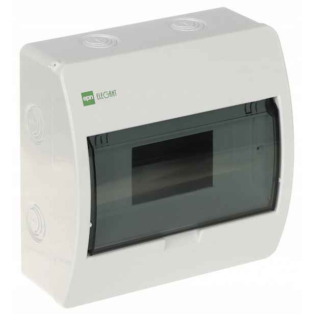 8-MODULOVÝ Rozvaděč Na Omítku ELEGANT-1X8/NT/W/EPN Elektro-Plast
