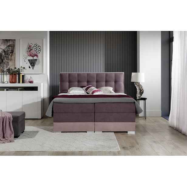 Boxspring Damaso Rozměr: 160 x 200 cm, látka: Soro 65/ Soro 61