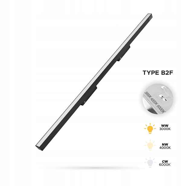 Lineární reflektor Flood 30W 3CCT Typ B2F pro Smart Track 48VDC