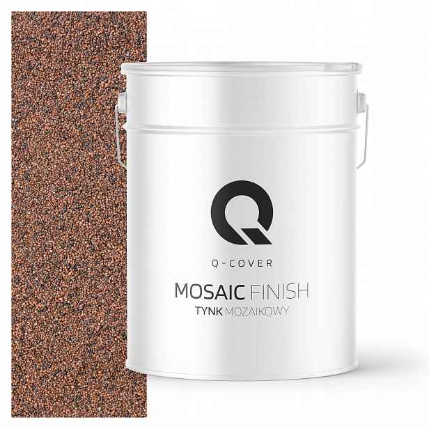 Mozaiková Omítka Mozaika 12,5 Kg Hnědá Tmavá Hnědá M73 Ozdobná Pryskyřice