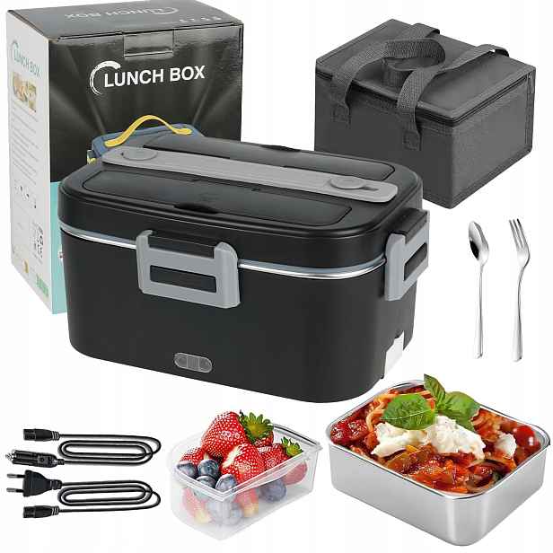 Obědový Box Elektrický Ohřívač Termoska Na Jídlo 12/24V Taška
