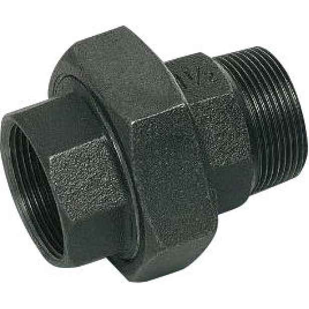 Šroubení černé č. 331 1/2" MF