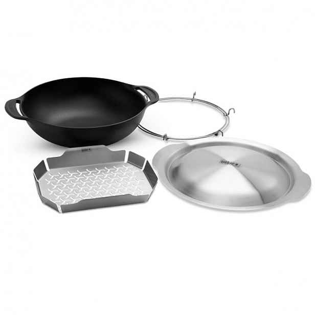 Wok a košík na vaření v páře Weber Crafted 7607