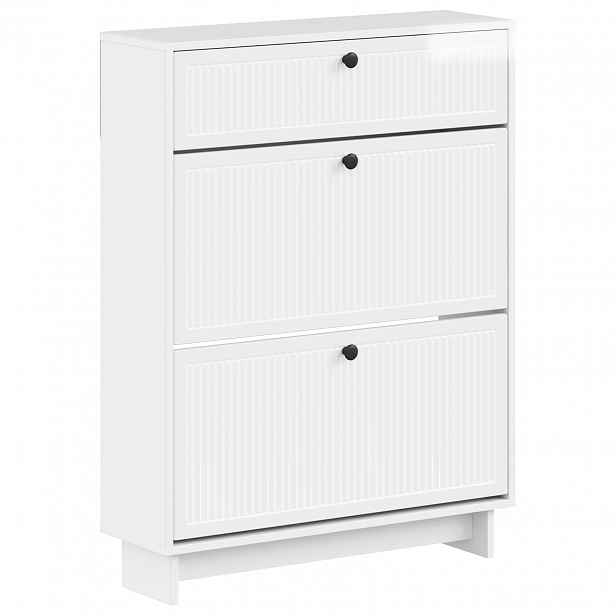 vidaXL Skříň na obuv EDE 78 x 24 x 103 cm Kompozitní dřevo