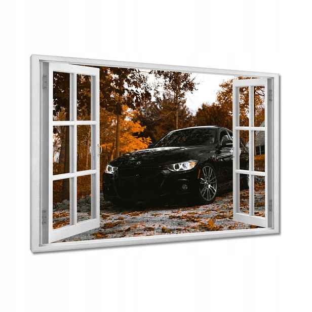 Obrazy 120x80 Černé Bmw Podzim