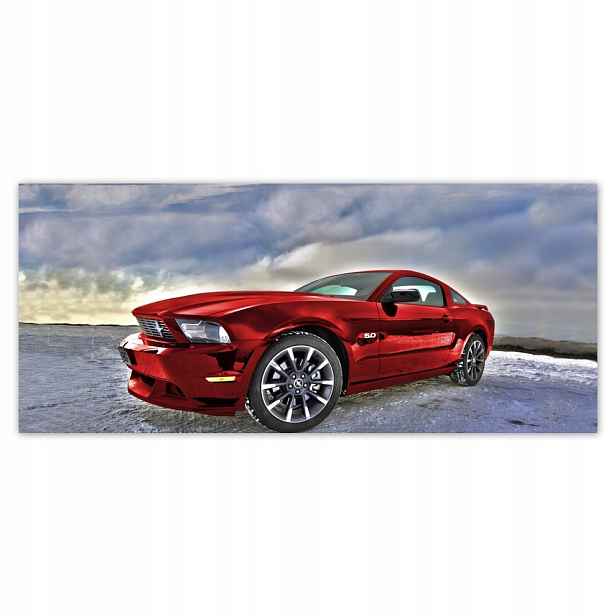Fototapety flizelina 211x91 Červený Ford Mustang