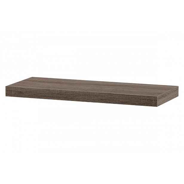 Nástěnná polička P-001 60 cm Autronic Dub sonoma tmavý
