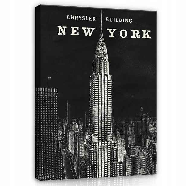 Obraz New York do obývacího pokoje Ložnice Černý 120x80