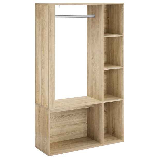 vidaXL Předsíňová šatní skříň Dub sonoma 91 x 32 x 150,5 cm
