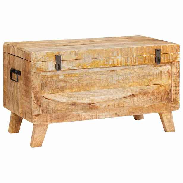 vidaXL Úložná krabice 70 x 35 x 40 cm masivní mangovníkové dřevo
