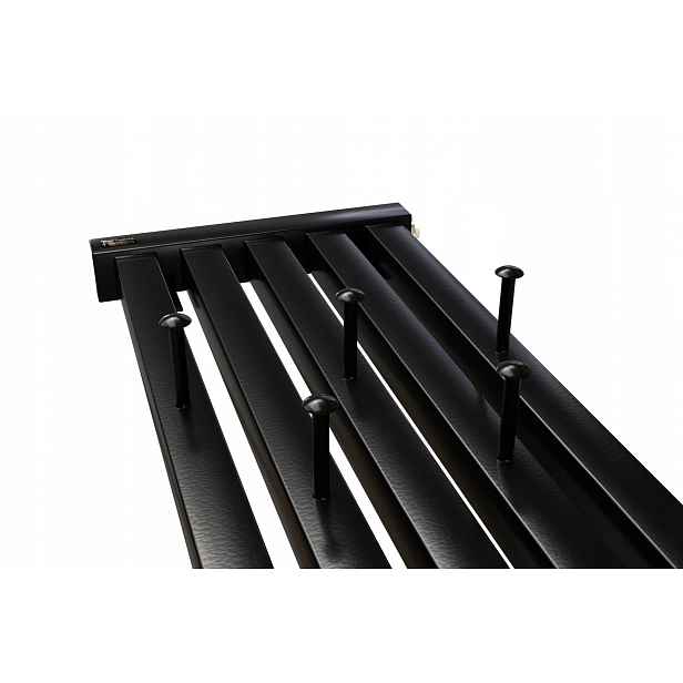 Koupelnový Radiátor Žebřík Černý Mat 50 MM Azali 160/24 Polský Výrobce