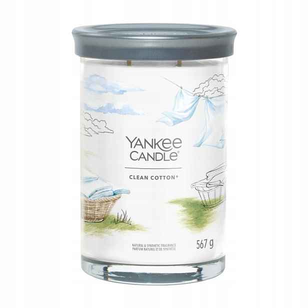 Yankee Candle Vonná svíčka sójová Clean Cotton velká 567 g