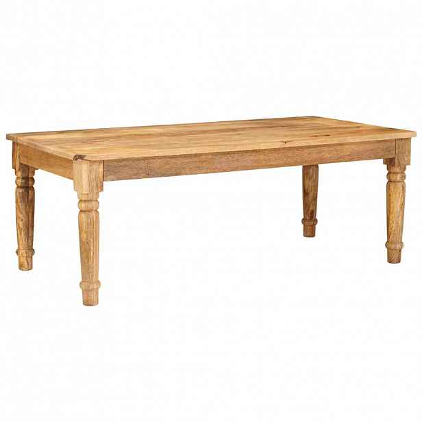 vidaXL Konferenční stolek Hnědá 110 x 55 x 40 cm Masivní mangové dřevo