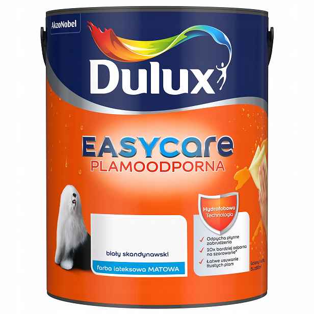 Barva Dulux 5 l bílá, skandinávský mat
