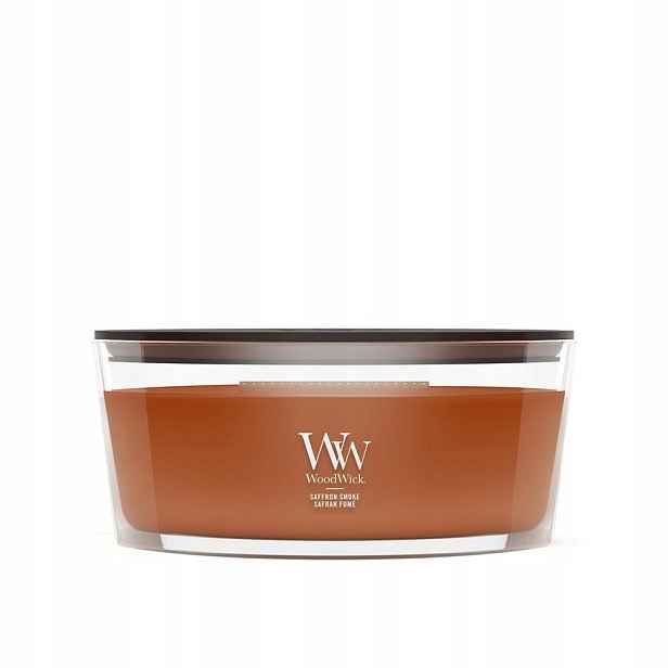 Elipsová svíčka Saffron Smoke Woodwick