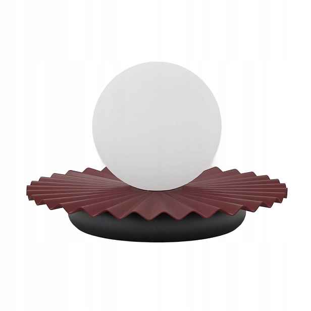 Emibig Umbra stolní lampa vínová skleněná koule G9 1x8W