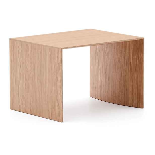 Odkládací stolek v dekoru dubu 40x55 cm Litto – Kave Home