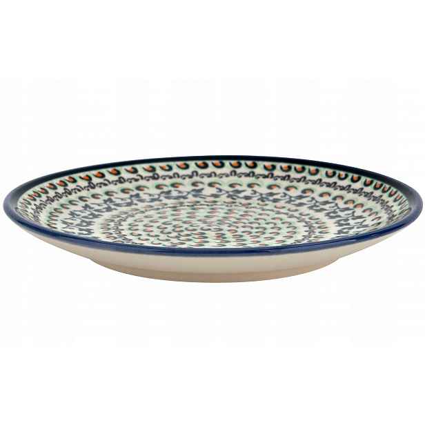 Talíř mělký 20 cm Bolesławiec Dekor 1165A