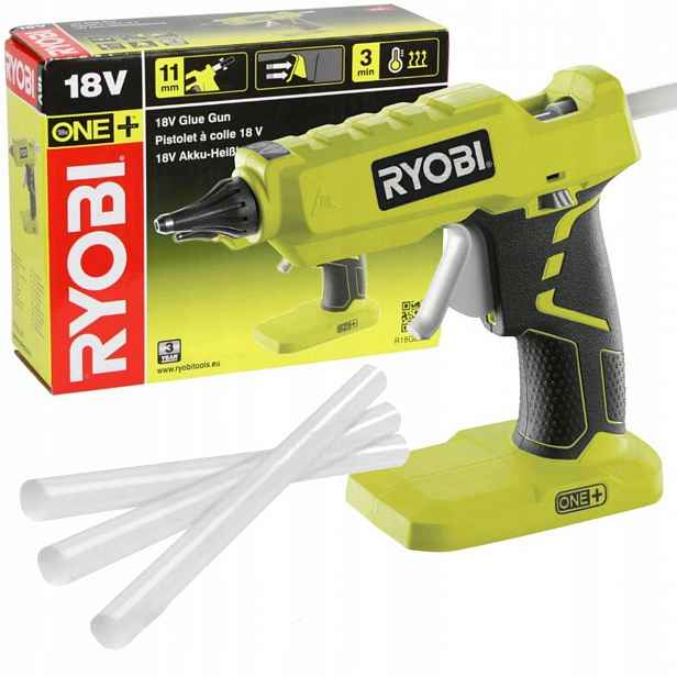 Horkovzdušná lepící pistole na tyčinky 11 mm 5133005717 Ryobi RGLU18-0