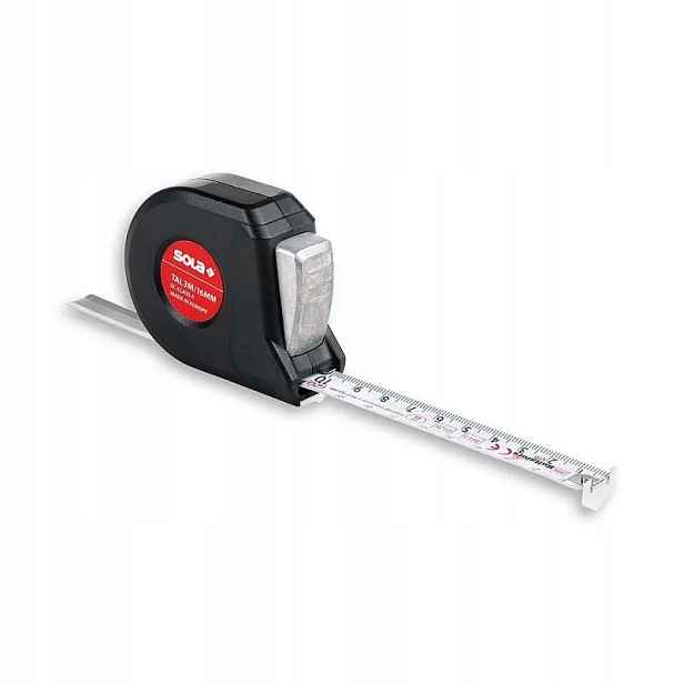 Ocelová Svinovací Metr Talmeter 16 MM 3 M 51011601 Sola