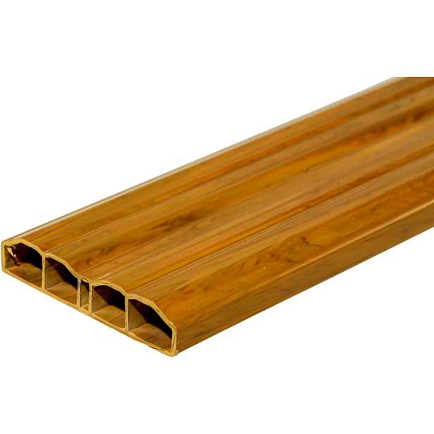 Plotovka plastová HOPA světlé dřevo 15×80×800 mm