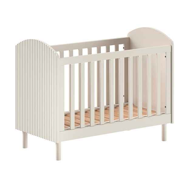 Postýlka s nastavitelnou výškou 60x120 cm v cihlové barvě Lux – Vipack