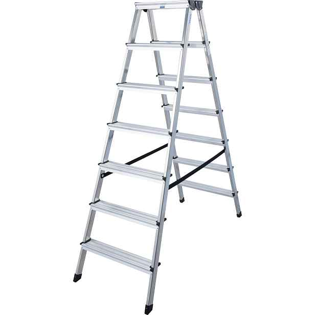 Schůdky hliníkové Krause Monto Dopplo 7