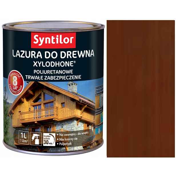 Syntilor Lazura Xylodhone 1 L, Mahagon, Exotické Dřevo