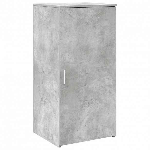 vidaXL Úzká úložná betonově šedý 50x45x103,5 cm kompozitní dřevo