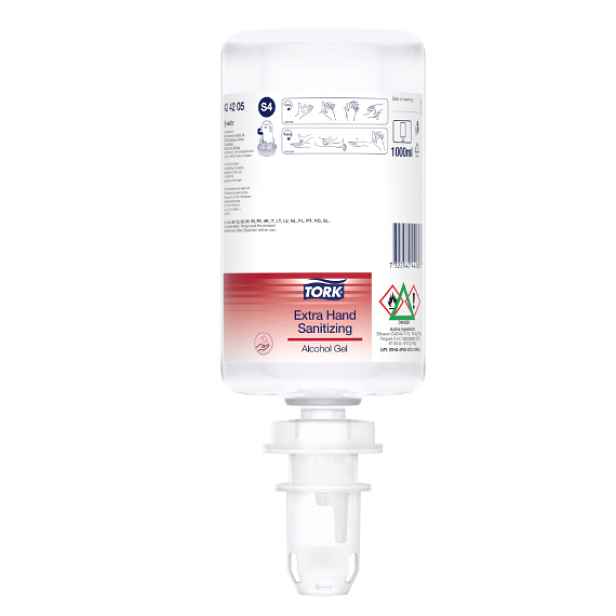 TORK Alcohol gelový dezinfekční prostředek na ruce 1l S1,S4 424205