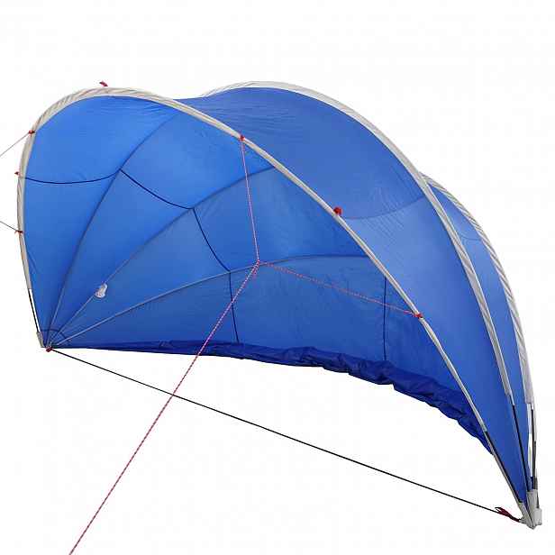 vidaXL Bazénový dóm 472 x 460 x 229 cm 185T polyester s PU vrstvou