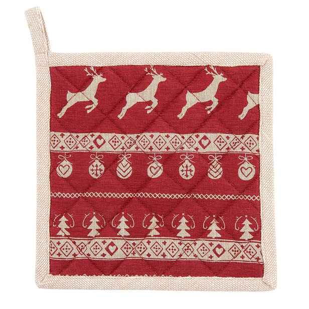Chňapka - podložka Nordic Christmas - 20*20 cm Clayre & Eef