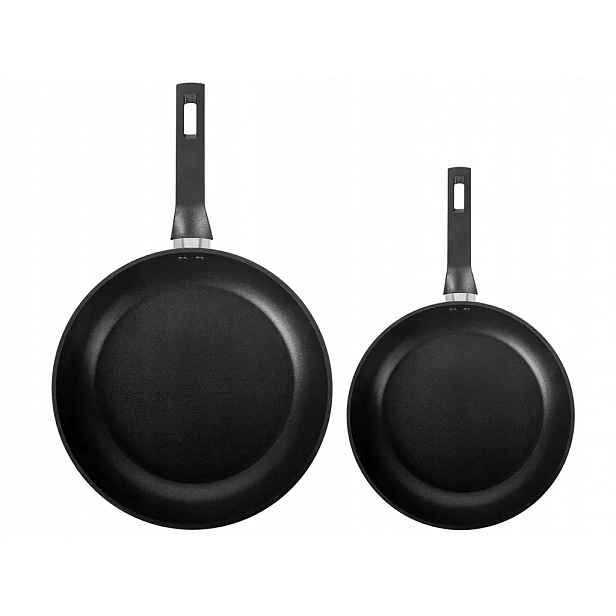 Sada 2 Pánví Mg Home Rubella Na Indukci Plyn 24/28 CM, Silné Dno